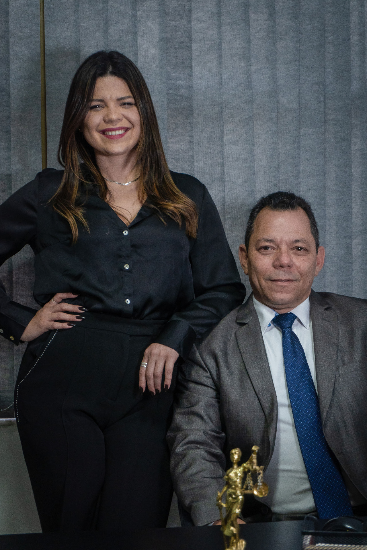 Airton e Aline Albuquerque, pai e filha, sócios da Albuquerque's Advocacia